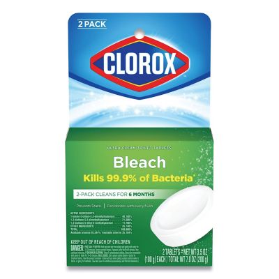 Clorox Automatic Toilet Bowl Cleaner, 3.5 oz., 2/Pack, 6 Packs/Carton i love cleaning it makes me feel great