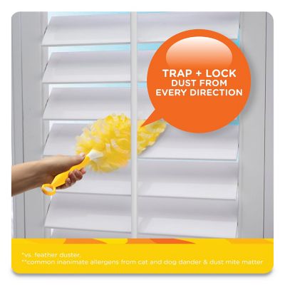 Image showing  Heavy-Duty Dust Lock Fiber Hand Duster Refills, Yellow, 6-Pack