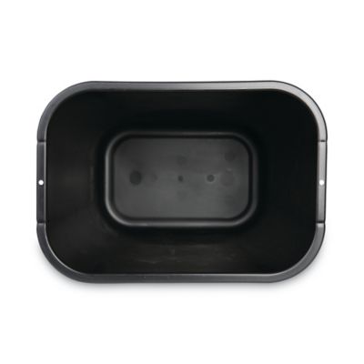Image showing  14 qt. Soft-Sided Plastic Waste Basket, Black
