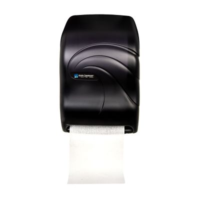 San Jamar Electronic Touch-Less Roll Paper Towel Dispenser, 11-3/4 in. x 9 in. x 15-1/2 in., Black -  T1390TBK