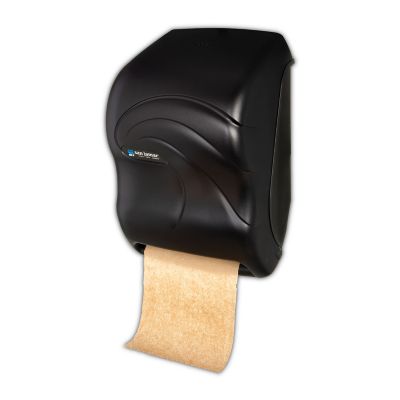 Image showing  Electronic Touch-Less Roll Paper Towel Dispenser, 11-3/4 in. x 9 in. x 15-1/2 in., Black