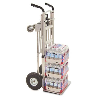 Image showing  1,000 lb./800 lb. Capacity 2-Wheel 3-in-1 Convertible Hand Truck, 21.06 in. x 21.85 in. x 48.03 in., Aluminum