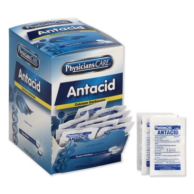 PhysiciansCare Antacid Calcium Carbonate Medication, 50 pk.