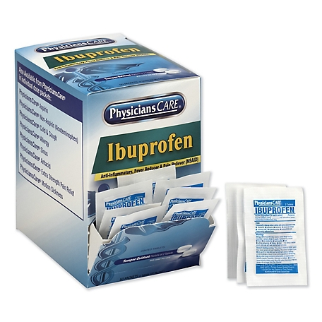 PhysiciansCare Ibuprofen Pain Reliever Medication, 50 pk., 200 mg