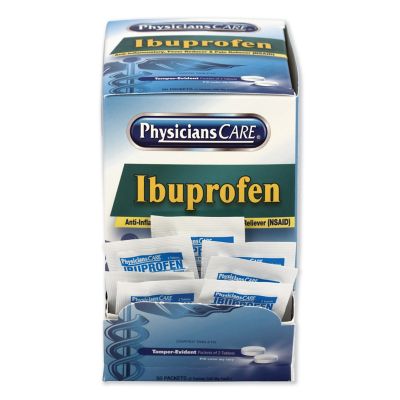 Image showing  Ibuprofen Pain Reliever Medication, 50-Pack, 200 mg