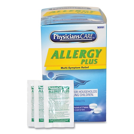 PhysiciansCare Allergy Antihistamine Medication, 50 pk.