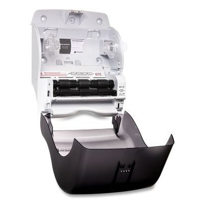 Image showing  Classic Tear-N-Dry Essence Automatic Paper Towel Dispenser, 11-3/4 in. x 9-1/8 in. x 14-7/16 in., Black