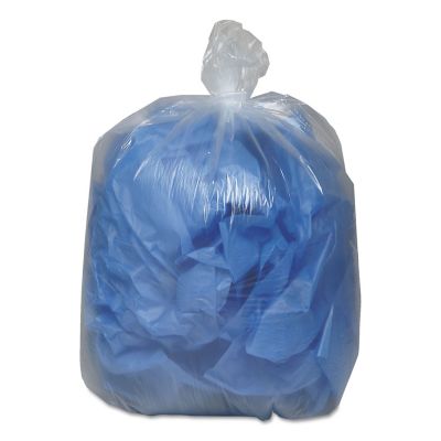 Image showing  45 gal. Linear Low-Density Recycled Can Liners, Clear, 40 in. x 46 in., Clear, 100 ct.