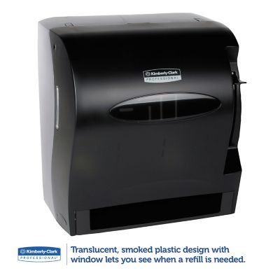 Image showing  Lev-R-Matic Roll Paper Towel Dispenser, 13-3/10 in. x 9-4/5 in. x 13-1/2 in., Smoke
