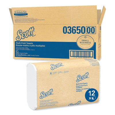 Image showing  Multi-Fold Paper Towels, Absorbency Pockets, 9-2/5 in. x 9-1/5 in., White, 250 ct.