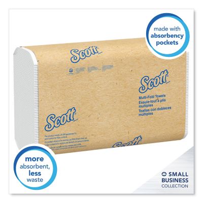 Image showing  Multi-Fold Paper Towels, Absorbency Pockets, 9-2/5 in. x 9-1/5 in., White, 250 ct.