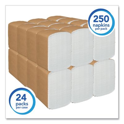 Image showing 1 th Scott Full-Fold 1-Ply Dispenser Napkins, 13 in. x 12 in., White, 16 pc.