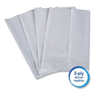 Image showing 3 th Scott Full-Fold 1-Ply Dispenser Napkins, 13 in. x 12 in., White, 16 pc.