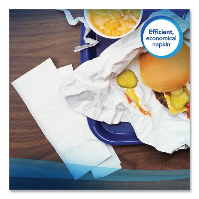 Image showing 5 th Scott Full-Fold 1-Ply Dispenser Napkins, 13 in. x 12 in., White, 16 pc.