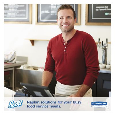 Image showing  Mega Cartridge 1-Ply Dinner Napkins, 8-2/5 in. x 6-1/2 in., White, 6 pc.