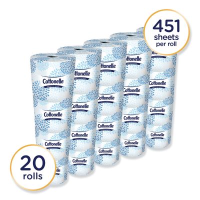 Image showing  Bathroom Tissue, 2-Ply, Septic Safe, White, Pack of 20 Rolls