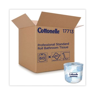 Cottonelle Two-Ply Bathroom Tissue, Septic Safe, White, 60 ct.