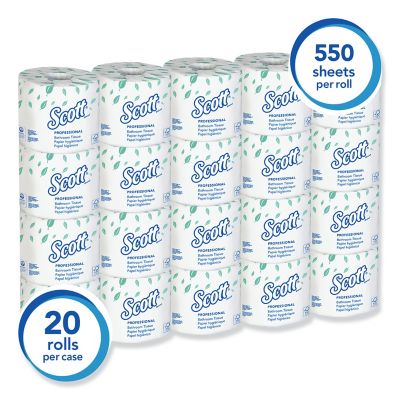 Image showing  Essential Standard Roll Bathroom Tissue, Traditional, Septic Safe, 2-Ply, White, 20 ct.