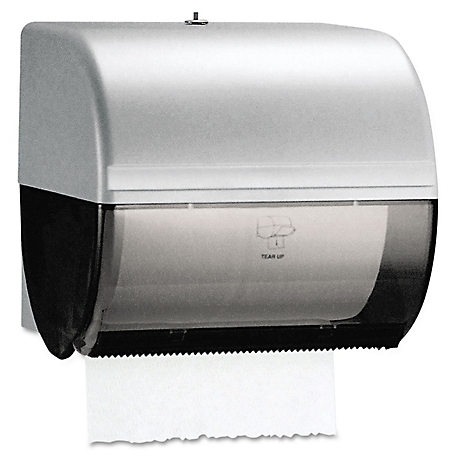 Kimberly-Clark Professional Omni Roll Paper Towel Dispenser, 10-1/2 in. x 10 in. x 10 in., Smoke Gray
