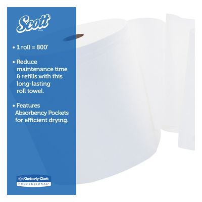 Image showing  Essential Hard Roll Paper Towels, 8 in. x 800 ft., White, 12 ct.