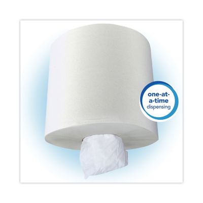 Image showing  Essential Roll Control Center-Pull Paper Towels, 8 in. x 12 in., White, 700 Sheets/Roll, 6 Rolls/Carton