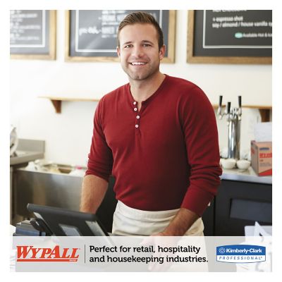 Image showing  L10 1-Ply Towels in Pop-Up Box, White, 125/Box, 18-Pack