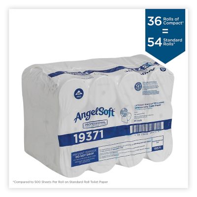 Image showing  Compact Coreless Bath Tissue, Septic Safe, 2-Ply, White, 36 ct.