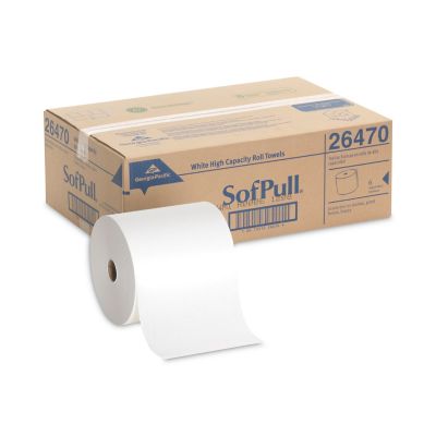 Image showing  Hard-Wound Roll Paper Towels, Non-Perforated, 7.87 in. x 1,000 ft., White, 6 ct.