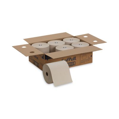 Image showing  Hard-Wound Roll Paper Towels, Non-Perforated, 7.87 in. x 1,000 ft., Brown, 6 ct.