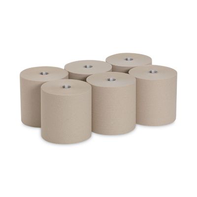 Image showing  Hard-Wound Roll Paper Towels, Non-Perforated, 7.87 in. x 1,000 ft., Brown, 6 ct.