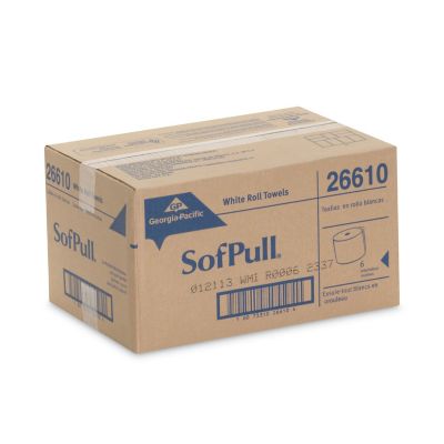 Image showing  Hard-Wound Paper Towel Rolls, Non-Perforated, 9 in. x 400 ft., White, 6 ct.