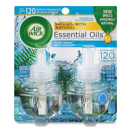 Air Wick Scented Oil Refill, Fresh Waters, 0.67 oz., 6 ct.