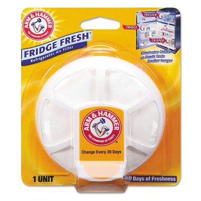Arm & Hammer Fridge Fresh Baking Soda Refrigerator Air Filter, Unscented, 5.5 oz., 8 ct.