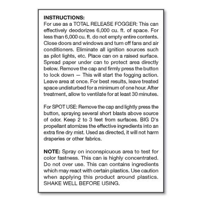 Image showing  Odor Control Fogger, 5 oz., 12 ct.