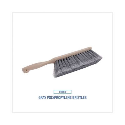 Image showing  Counter Brush, Flagged Polypropylene Fill, 8 in., Tan Handle