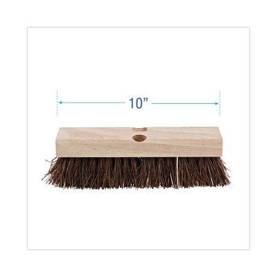Image showing  Deck Brush Head, 10 in., Palmyra Bristles