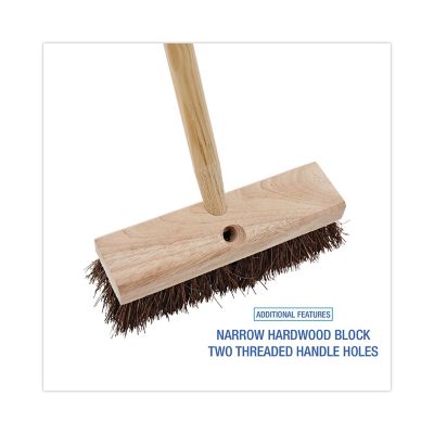 Image showing  Deck Brush Head, 10 in., Palmyra Bristles