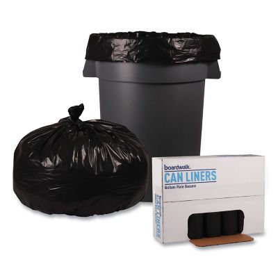 Image showing  60 gal. Low-Density Repro Can Liners, 2 mil, 38 in. x 58 in., Black, 100 ct.