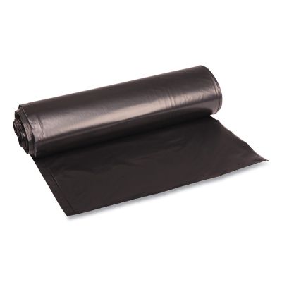 Boardwalk 33 gal. Low Density Repro Can Liners, 1.2 mil, 33 in. x 39 in., Black, 100 ct.