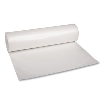 Boardwalk 60 gal. Low Density Repro Can Liners, 1.1 mil, 38 in. x 58 in., Clear, 100 ct.