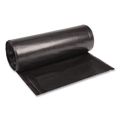 Boardwalk 60 gal. Low Density Repro Can Liners, 1.6 mil, 38 in. x 58 in., Black, 100 ct.