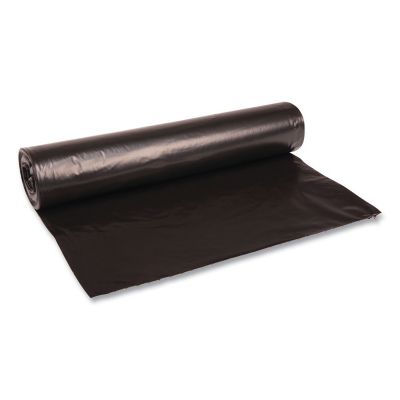 Boardwalk 45 gal. Low Density Repro Can Liners, 1.2 mil, 40 in. x 46 in., Black, 100 ct.