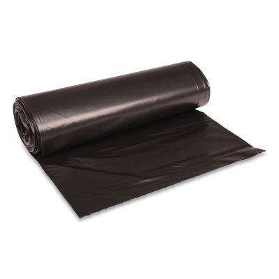 Boardwalk 45 gal. Low Density Repro Can Liners, 1.6 mil, 40 in. x 46 in., Black, 100 ct.