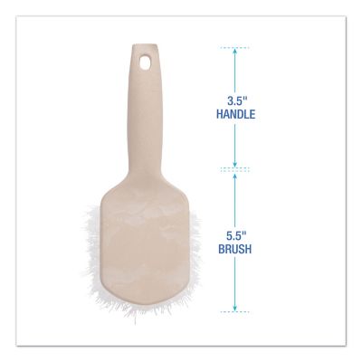 Image showing  Utility Brush, Nylon Fill, 9 in., Tan Handle