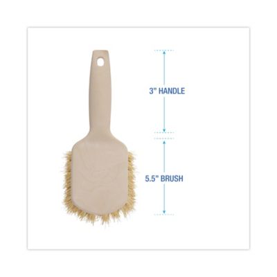 Image showing  Utility Brush, Tampico Fill, 8-1/2 in., Tan Handle