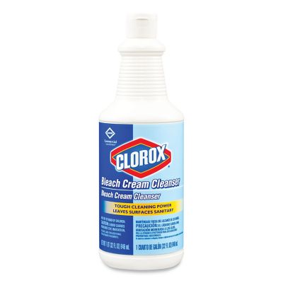 Clorox Bleach Cream Multi-Use Cleanser, Fresh Scent, 32 oz., 8 ct.