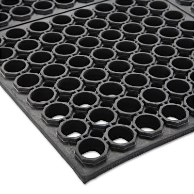 Image showing  Safewalk Heavy-Duty Anti-Fatigue Drainage Floor Mat, 36 in. x 60 in., General Purpose, Black