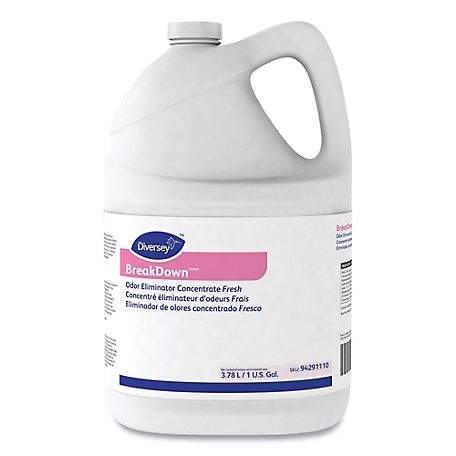 Diversey Breakdown Liquid Odor Eliminator, Fresh Scent, 1 gal.