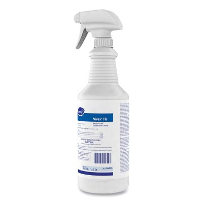 Image showing  32 oz. Virex TB Bathroom Disinfectant Cleaner, Lemon, 12-Pack