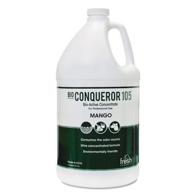 Fresh Products Bio Conqueror 105 Enzymatic Odor Counteractant Concentrate, Mango, 1 gal., 4 ct.